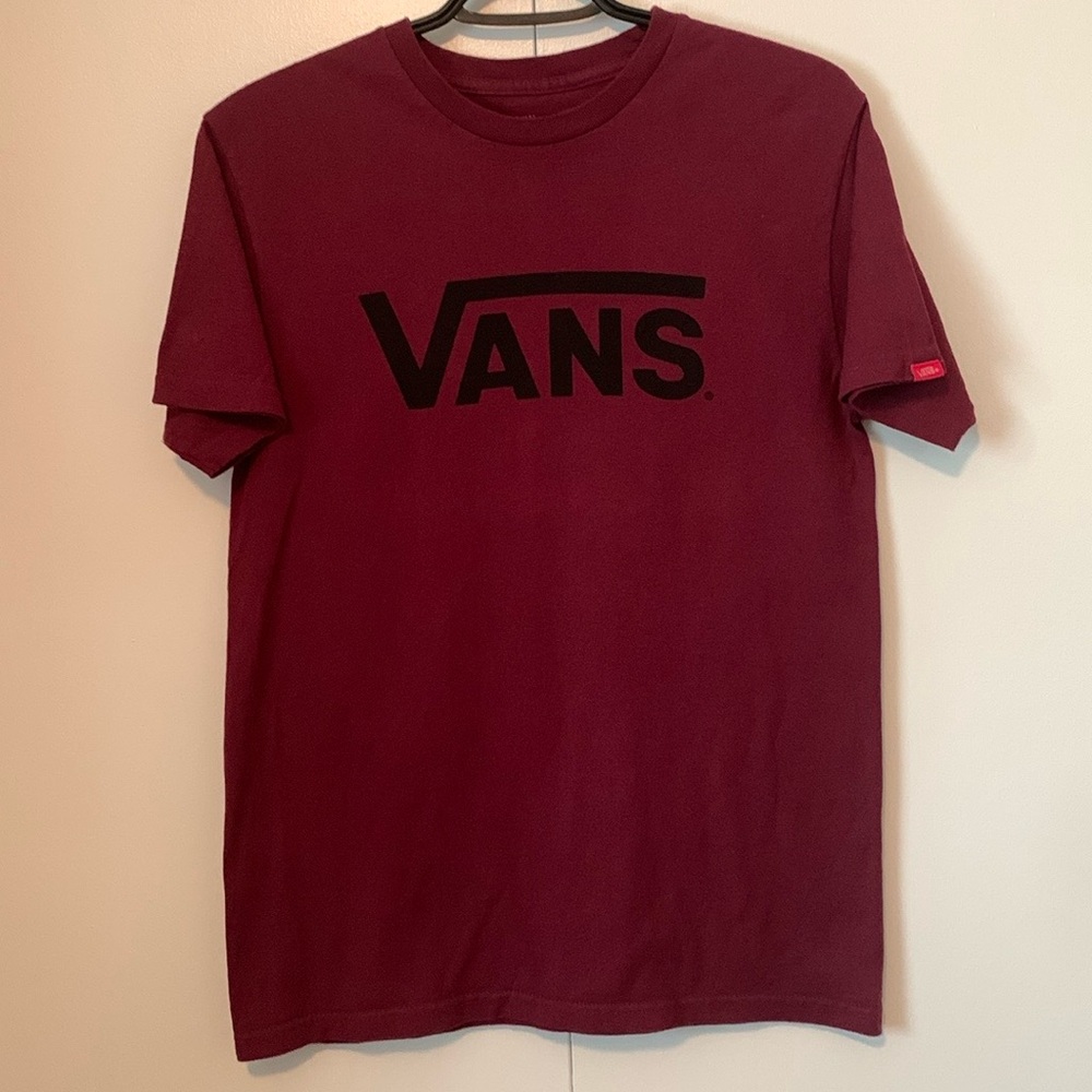 Vans Classic Men’s Burgundy T-shirt Size Small